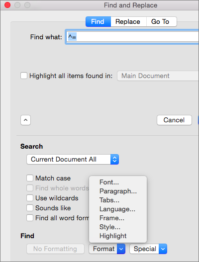 Can You Find And Replace In Word
