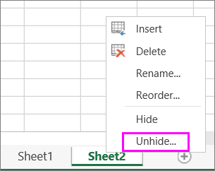 Right-click any sheet tab to check for hidden worksheets.