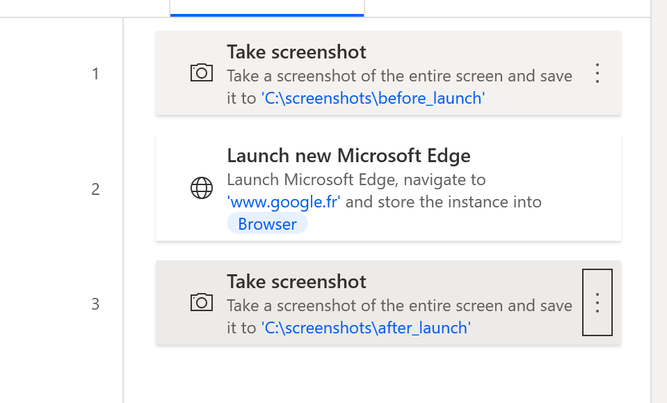 Surround the failing steps with screenshots