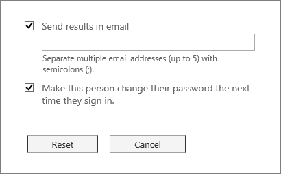  you can reset passwords for users who forgot their passwords Reset a users password for Office 365 operated by 21Vianet                    