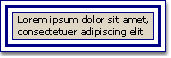 Text with borders and shading