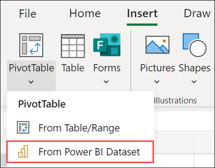 Add Dataset from PowerBI