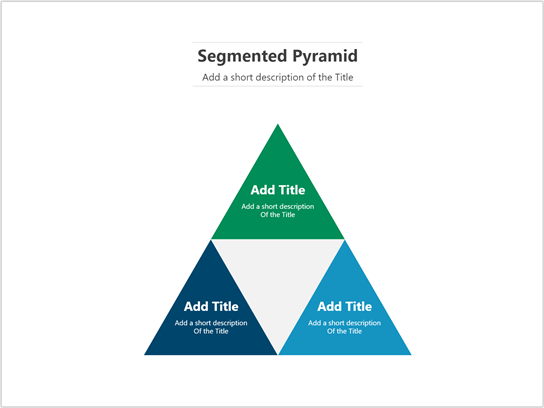 Thumbnail image for Visio sample file about Segmented Pyramid.