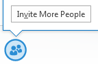 Screenshot of invite more people from IM window