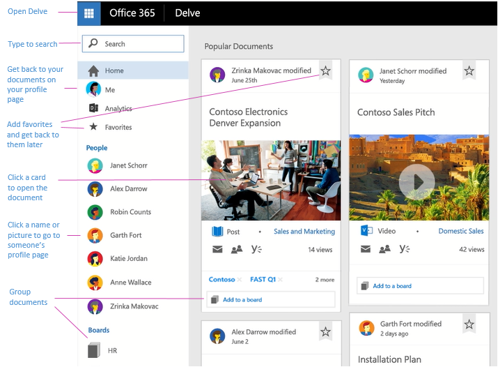 What Is Office Delve Office Support