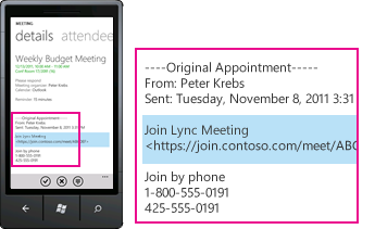 Lync for mobile devices