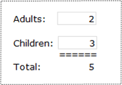 Adding the values in two controls on an InfoPath form