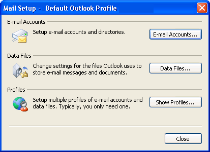 Make Outlook Default Vista