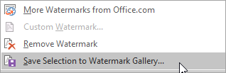 How To Insert Watermark In Word 2011 For Mac