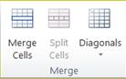 Table merge group in Publisher 2010