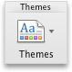 Home tab, Themes group