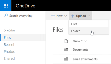 onedrive download folder android