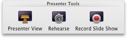 Slide Show tab, Presenter Tools group