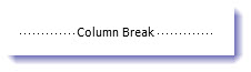 Delete a column break
