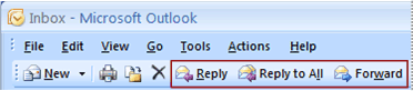 Part of the Standard toolbar