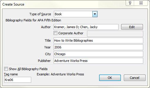 how to insert a citation in powerpoint 2013