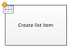 Create list item