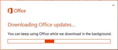 Downloading Office Updates
