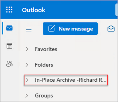 Outlook Folder List