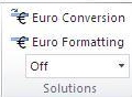 solutions group on the formulas tab