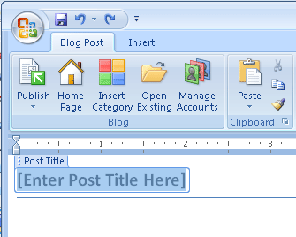 typing your own post title