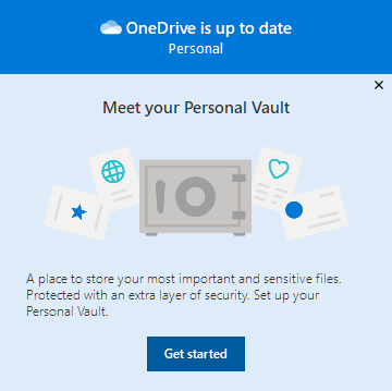 plasticitet ø Berygtet Protect your OneDrive files in Personal Vault - Microsoft Support
