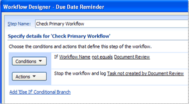 Completed second page of Workflow Designer