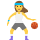 Woman bouncing ball emoticon