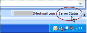 Server Status toolbar