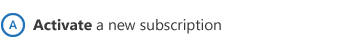 A) Redeem your product key to activate a new subscription