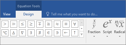 The ribbon for Equation Tools is shown