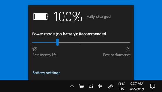 how to enable desktop mode battery charge