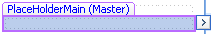 Content placeholder label showing (Master)