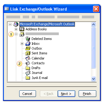 Link Exchange/Outlook Wizard