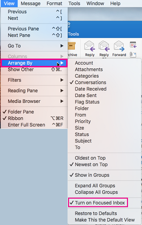 Turn Off Focused View In Office 2016 For Mac