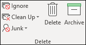 Ignore, clean up, delete, archive