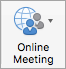 Online Meeting button in Outlook