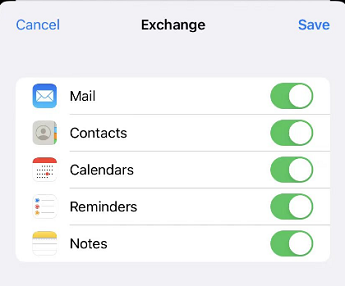 Set up email with iOS Mail app screenshot eight