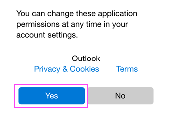 Allow permissions.