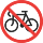 No bicycles emoticon