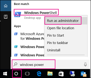 Open PowerShell as "Run as administrator."