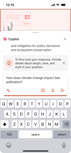 Copilot In PowerPoint For Mobile Devices - Microsoft Support