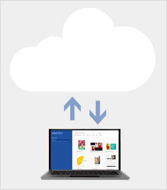 Save and share files in the cloud