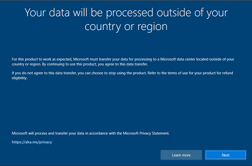 Windows 10 data transfer
