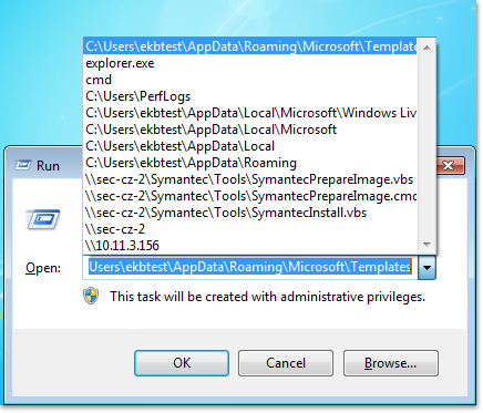 como excluir materiais do menu iniciar no Windows Vista 7