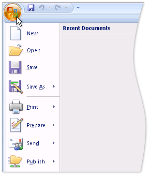 file menu