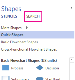 Search for shapes