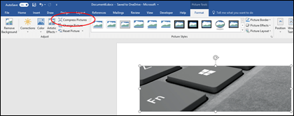 how to compress pictures to email in windows 10