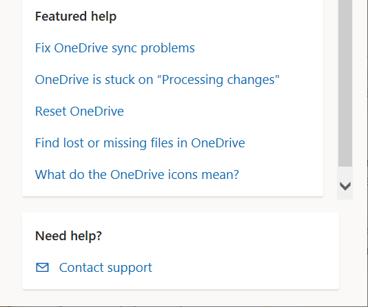 one drive microsoft support