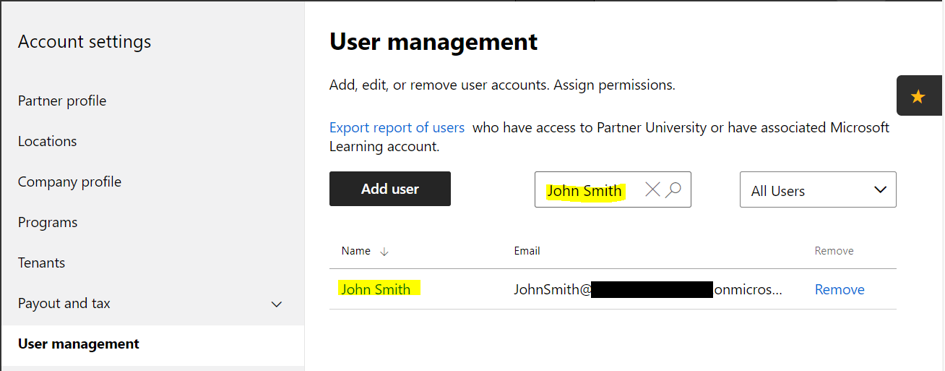 How To Add A New User To Your Organizations Microsoft Partner Network ID In Partner Center